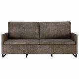 Divano a 3 posti Grigio Scuro 190 x 81 x 82 cm