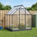 Serra da Giardino con porta Antracite 183,5 x 183,5 x 207 cm