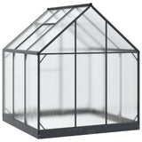 Serra da Giardino con porta Antracite 183,5 x 183,5 x 207 cm