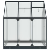 Serra da Giardino con porta Antracite 183,5 x 183,5 x 207 cm