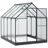 Serra da Giardino con porta Antracite 183,5 x 243,5 x 207 cm