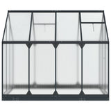 Serra da Giardino con porta Antracite 183,5 x 243,5 x 207 cm