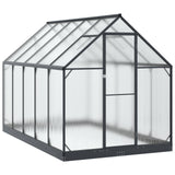 Serra da Giardino con porta Antracite 183,5 x 303,5 x 207 cm