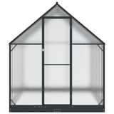 Serra da Giardino con porta Antracite 183,5 x 363,5 x 207 cm