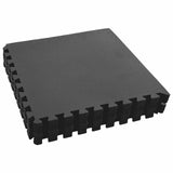 Tappetino per piscina 12 pcs Nero 4,32  Schiuma EVA