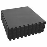 Tappetino per piscina 24 pcs Nero 8,64  Schiuma EVA