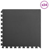 Tappetini da Esercizio Puzzle 24 pcs Nero 8,64  Schiuma EVA