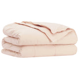 Set di Piumoni Beige 135 x 200 cm Cotone, Kapok, Poliestere