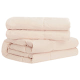 Set di Piumoni Beige 155 x 200 cm Cotone, Kapok, Poliestere