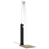 Doccia Solare con Testa Doccia PVC, ABS, Lega di zinco Nero