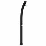 Doccia Solare con Doccetta PVC, ABS, Lega di zinco Nero