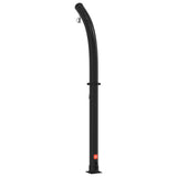 Doccia Solare con Doccetta PVC, ABS, Lega di zinco Nero