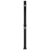 Doccia Solare con Doccetta PVC, ABS, Lega di zinco Nero