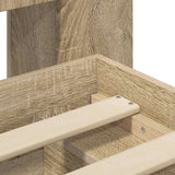 Telaio del letto con storage Rovere Sonoma 80 x 200 cm