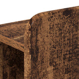 Telaio del letto con storage Legno antico 150 x 200 cm