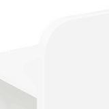 Telaio del letto con storage con testiera Bianco 140 x 200 cm