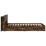 Telaio del letto con storage Rovere Fumo 90 x 200 cm