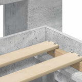 Telaio del letto con storage Grigio Cemento 150 x 200 cm