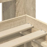 Telaio del letto con storage Rovere Sonoma 90 x 190 cm