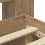 Telaio del letto con storage Rovere Artigianale 120 x 190 cm