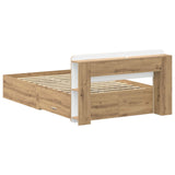 Telaio del letto con storage Rovere Artigianale 120 x 190 cm