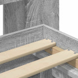Telaio del letto con storage Sonoma grigio 90 x 200 cm