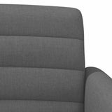 Loveseat con bottoni imbottiti Grigio Scuro 116 x 67 x 80 cm