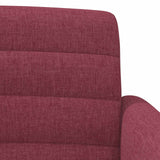 Loveseat con bottoni imbottiti Rosso Vino 116 x 67 x 80 cm