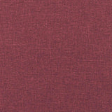 Loveseat con bottoni imbottiti Rosso Vino 116 x 67 x 80 cm