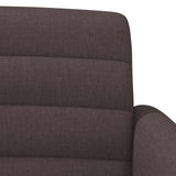 Loveseat con bottoni imbottiti Marrone Scuro 116 x 67 x 80 cm