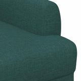 Loveseat con bottoni imbottiti Verde Scuro 116 x 67 x 80 cm