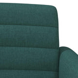 Loveseat con bottoni imbottiti Verde Scuro 116 x 67 x 80 cm