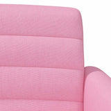Loveseat con bottoni imbottiti Rosa 116 x 67 x 80 cm Tessuto