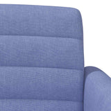 Loveseat con bottoni imbottiti Blu jeans 116 x 67 x 80 cm
