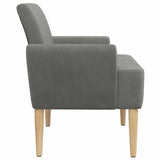 Loveseat con bottoni imbottiti Grigio Scuro 116 x 67 x 81 cm