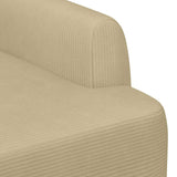 Loveseat con bottoni imbottiti Grigio Verde Chiaro