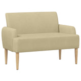 Loveseat con bottoni imbottiti Grigio Verde Chiaro