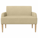 Loveseat con bottoni imbottiti Grigio Verde Chiaro