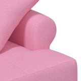 Loveseat con bottoni imbottiti Rosa 120 x 65 x 79 cm Tessuto
