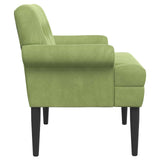 Loveseat con bottoni imbottiti Verde chiaro 120 x 66 x 78 cm