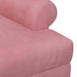 Loveseat con bottoni imbottiti Rosa 120 x 66 x 78 cm