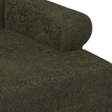 Loveseat con bottoni imbottiti Verde militare 120 x 65 x 78 cm