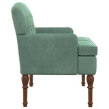 Loveseat con bottoni imbottiti Verde Mare 111 x 65 x 79 cm