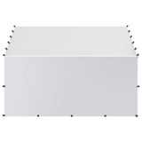 Pollaio con tetto Argento 200 x 200 x 150 cm Acciaio zincato