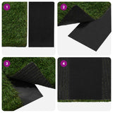 Nastro adesivo per erba sintetica Nero 15 cm x 10 m