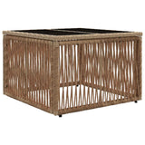 Set Divano da Giardino 4 pcs Beige polyrattan