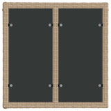 Set Divano da Giardino 4 pcs Beige polyrattan