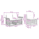 Set Divano da Giardino 8 pcs Grigio polyrattan