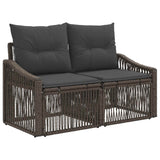 Set Divano da Giardino 13 pcs Grigio polyrattan