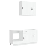Unità Cucina PORTO 5 pcs Bianco Legno ingegnerizzato